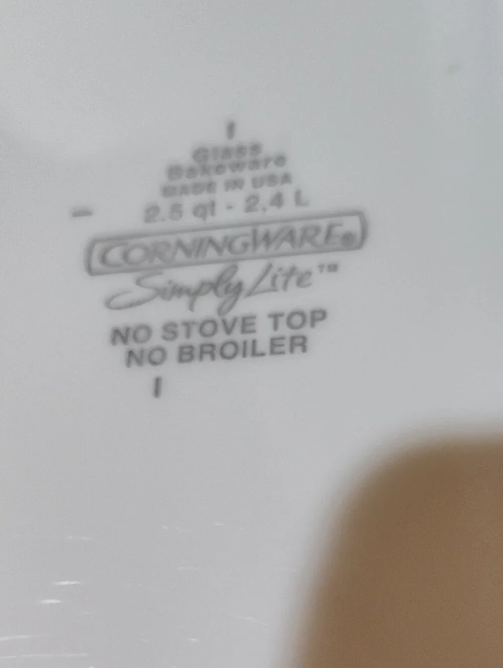 Corningware corning simply
